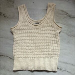 Madewell Ivory Knit Sweater - XXS